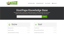 Desktop Screenshot of hostpapasupport.com