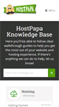 Mobile Screenshot of hostpapasupport.com